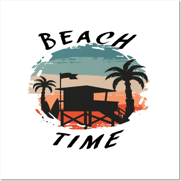 Beach Time Vaction Time Holyday Wall Art by pabrun